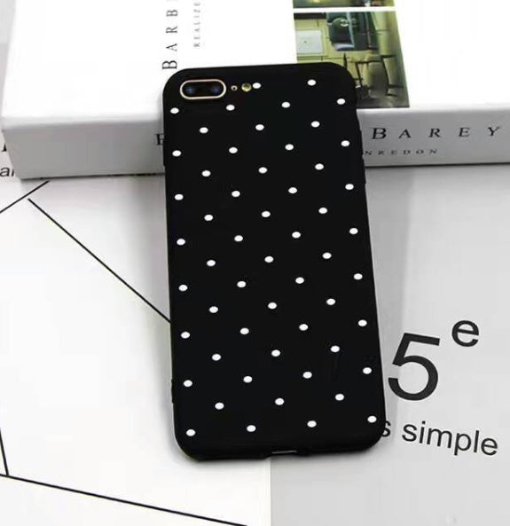 Compatible With  Compatible With  , Wine Red Ploka Dots Phone Case For I Wave Point Cover Soft TPU Case For