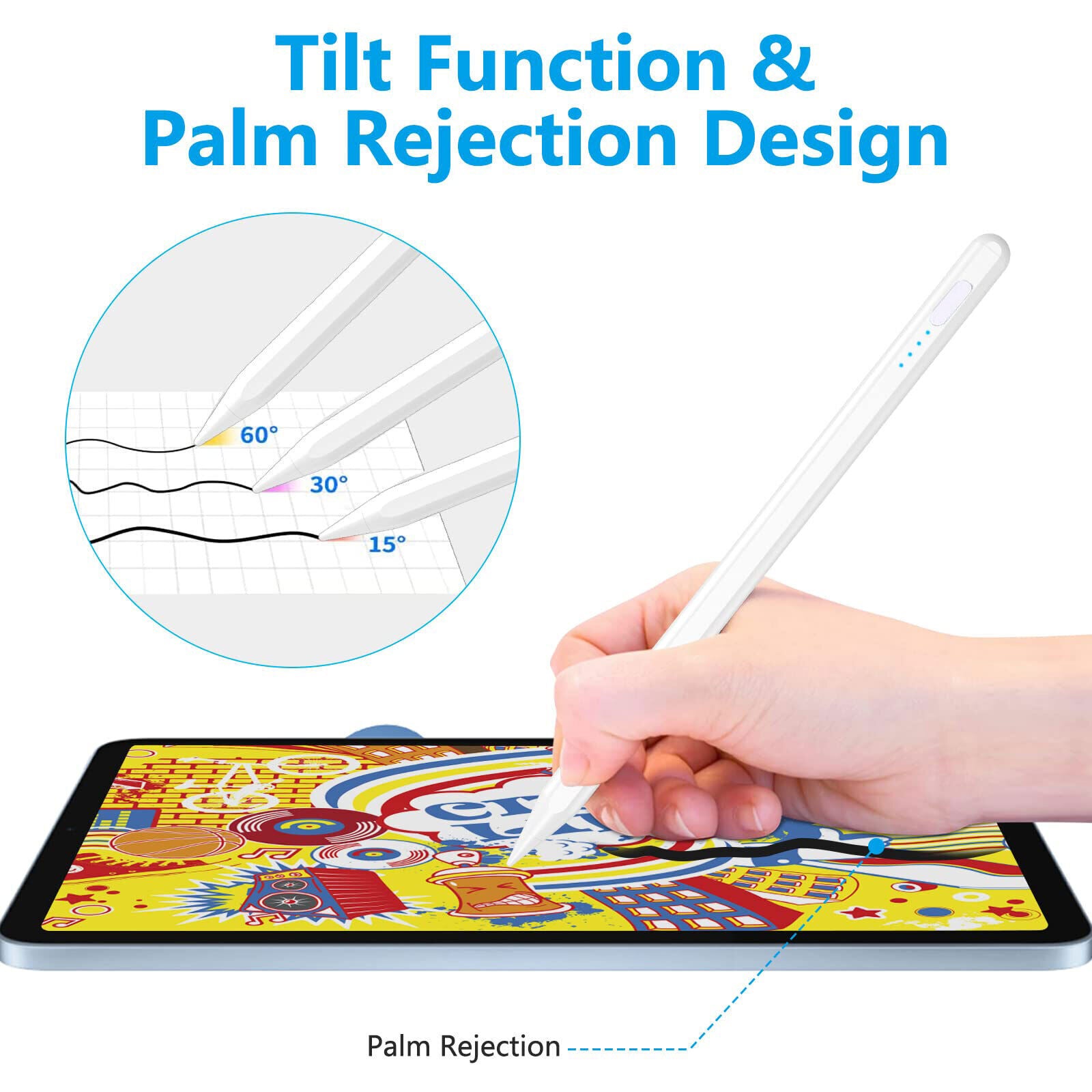 For Pencil 2nd Generation Stylus Pen For IPad-iPad Air-iPad Mini-iPad Pro